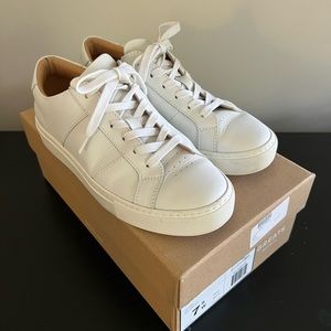 Women’s white Greats sneakers